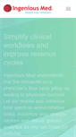 Mobile Screenshot of ingeniousmed.com